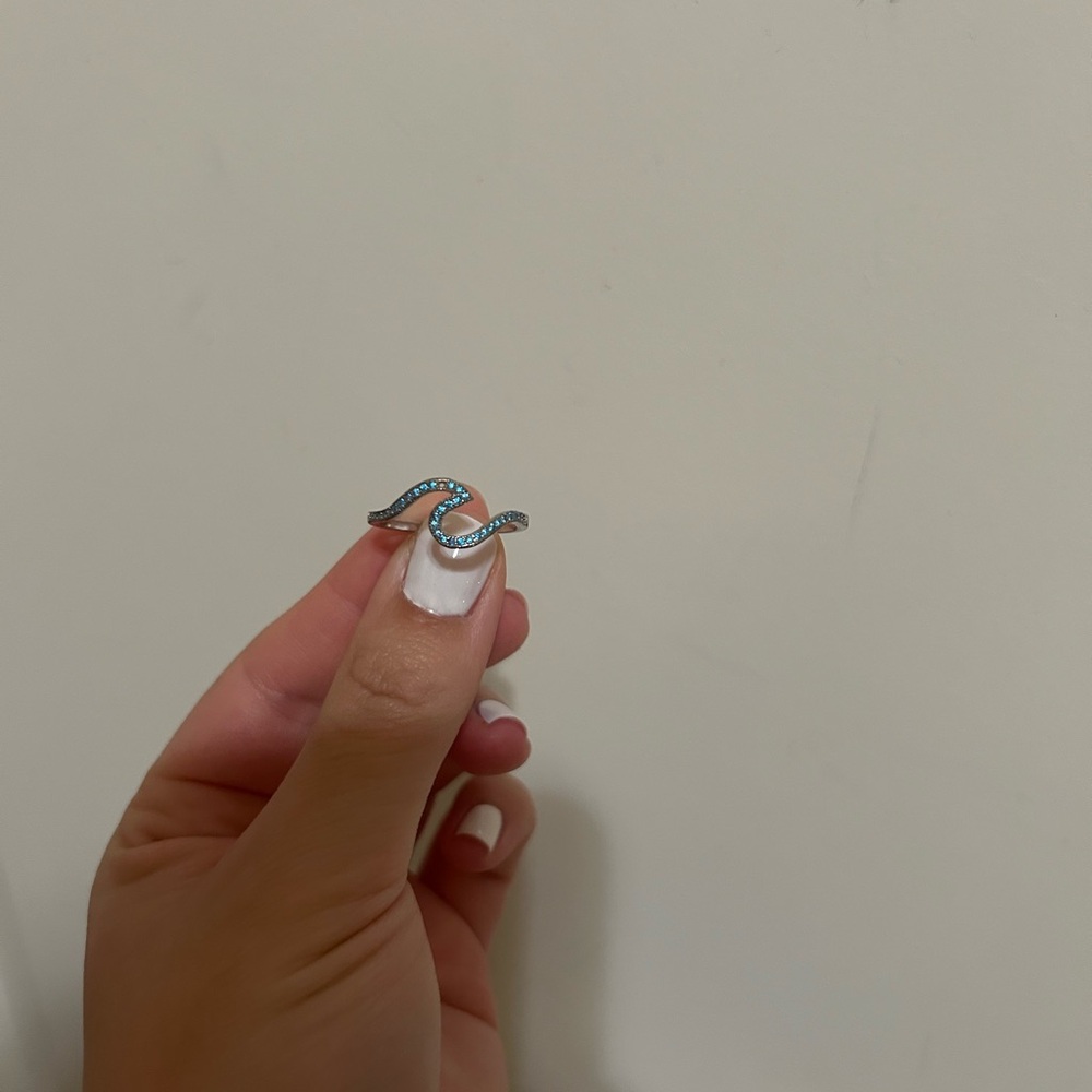 Pura Vida Silver and Blue Ring